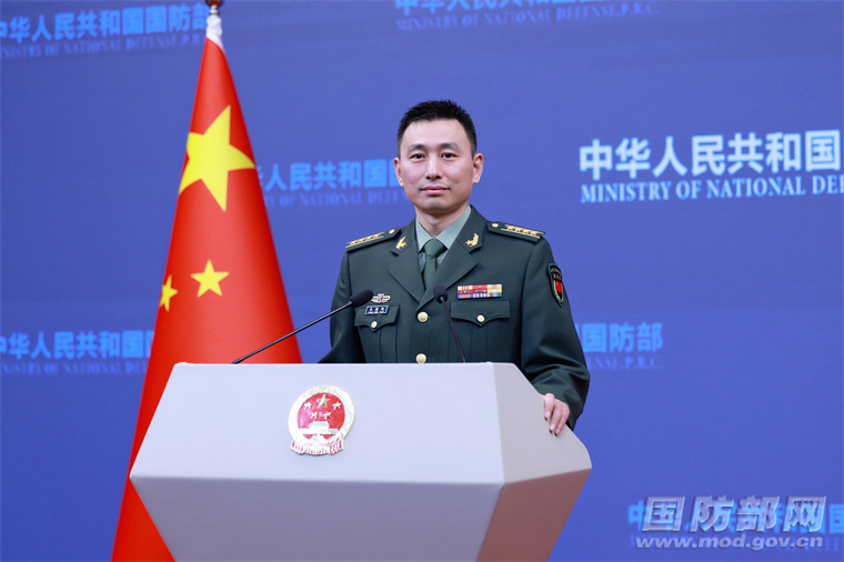2024年1月国防部新闻发言人张晓刚就近期涉军问题发布消息